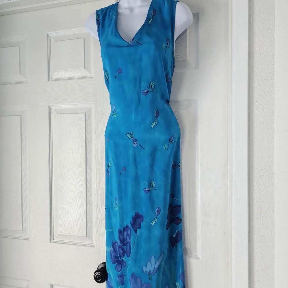 Tropical floral fairy vintage dressSize 12Brand is early warning
